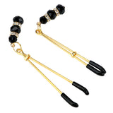  Elegant Beaded Tweezer Nipple Clamps 