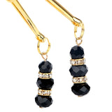  Elegant Beaded Tweezer Nipple Clamps 