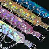  Iridescent BDSM Submissive Collar 