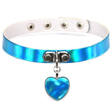  Iridescent Discreet Slave Collar 