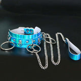  Iridescent Collar and Leash for Humans 