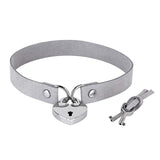  Simple Heart Lock Choker 