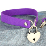  Simple Heart Lock Choker 
