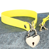  Simple Heart Lock Choker 