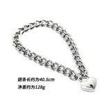  Chained BDSM Chain Collar 