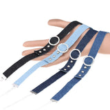  Jeweled Denim Soft Collars 