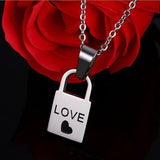  Stylish Key and Lock Necklace for Couples 