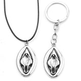  Realistic Zinc Alloy Vagina Pendant 