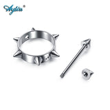  Spiky Mens Nipple Rings 