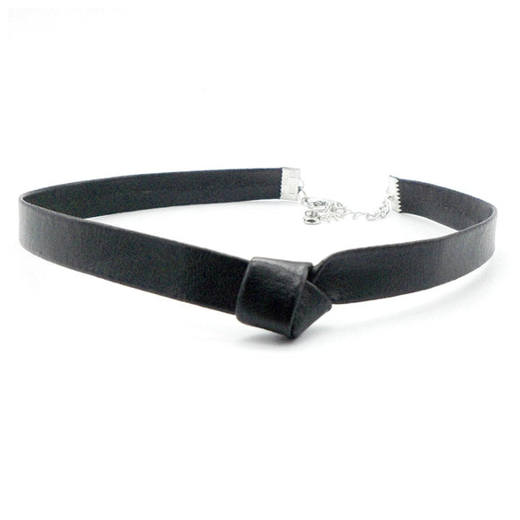 Single-Knot Black Collar