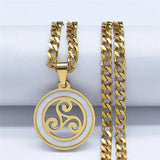  Elegant BDSM Emblem Necklace for Slave 