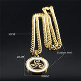  Elegant BDSM Emblem Necklace for Slave 