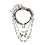  Silver Treasure Locking Necklace 