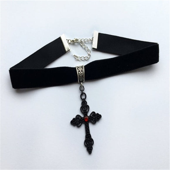 Gothic Cross Collar for People