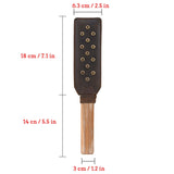  Pull-up Leather Studded Paddle 