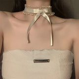  Laced Ribbon Collar for Girls 