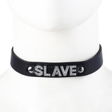  Simple Leather Slave Collar 