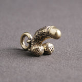  Rustic Copper Realistic Penis Pendant 