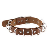  Leather D Ring Collar 