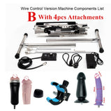  Double Pleasure BDSM Fucking Machine Set 