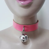  Petplay Pink Leather Collar 