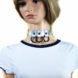  Adjustable Collar Slave Girl Neckband 