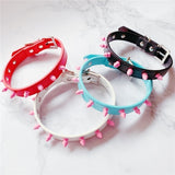  Trendy Pink Studded Collar 