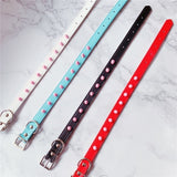  Trendy Pink Studded Collar 