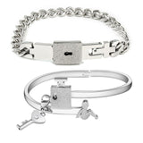  Eternity Lock and Key Bracelet for Couples 