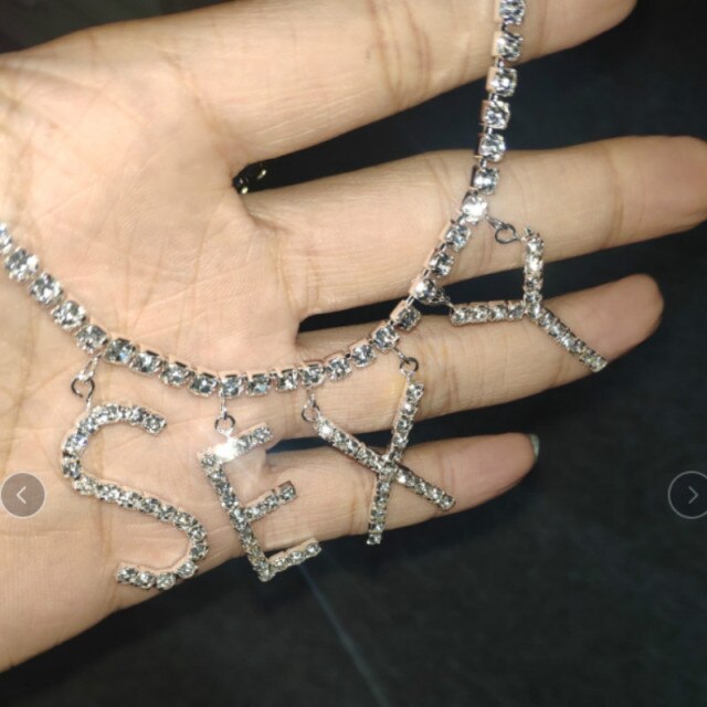 Submissive Word Charm Sexy Necklaces