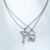  Dirty Secret Lock and Key Couples Jewelry 