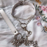  Heart-Shaped Leash Training Collar 