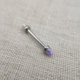  Radiating Breasts Opal Nipple Bars 