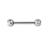  Sparkling Titties Titanium Nipple Bars 