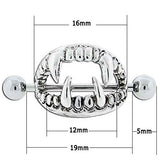  Teeth-to-Teat Vampire Nipple Rings 