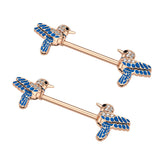  Peck Your Wood Cute Nipple Piercings 