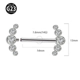  Titty Glamour Titanium Nipple Jewelry 