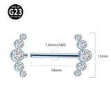  Titty Glamour Titanium Nipple Jewelry 