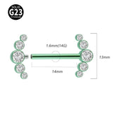  Titty Glamour Titanium Nipple Jewelry 