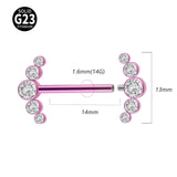  Titty Glamour Titanium Nipple Jewelry 