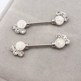  Lustrous Seduction Nipple Jewelry Opal 