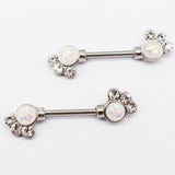  Lustrous Seduction Nipple Jewelry Opal 