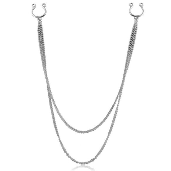 Dangling Tease Non-Piercing Nipple Chains