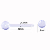  10 Piece Placeholder Plastic Nipple Bars 