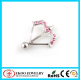  Hot Shots Arrow Nipple Rings 