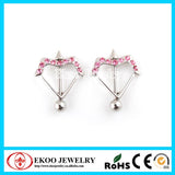  Hot Shots Arrow Nipple Rings 