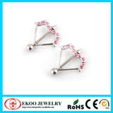  Hot Shots Arrow Nipple Rings 