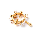  Lock My Tits Screw Nipple Rings 