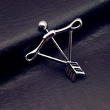  Cupids Arrow Stainless Steel Nipple Rings 