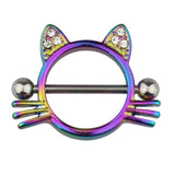  Pussy Cat Nipple Rings 